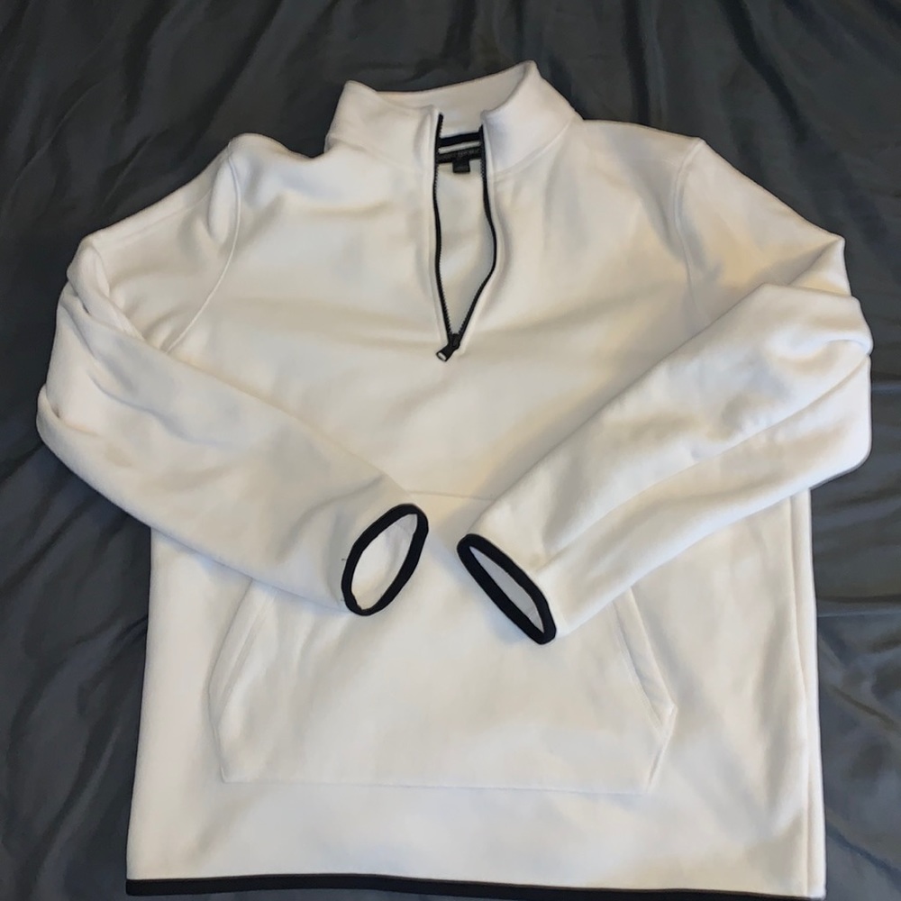 Banana Republic Arctic Fleece White Sweater / Size Large